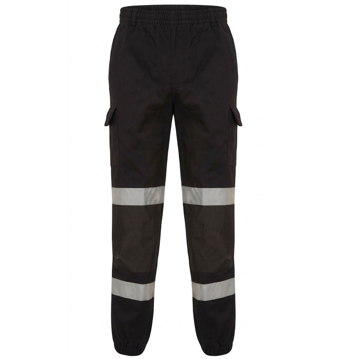 Men's Safety Sweat Pants Hi Viz Work Fleece Bottoms Jogging Trousers Hi Vis Joggers