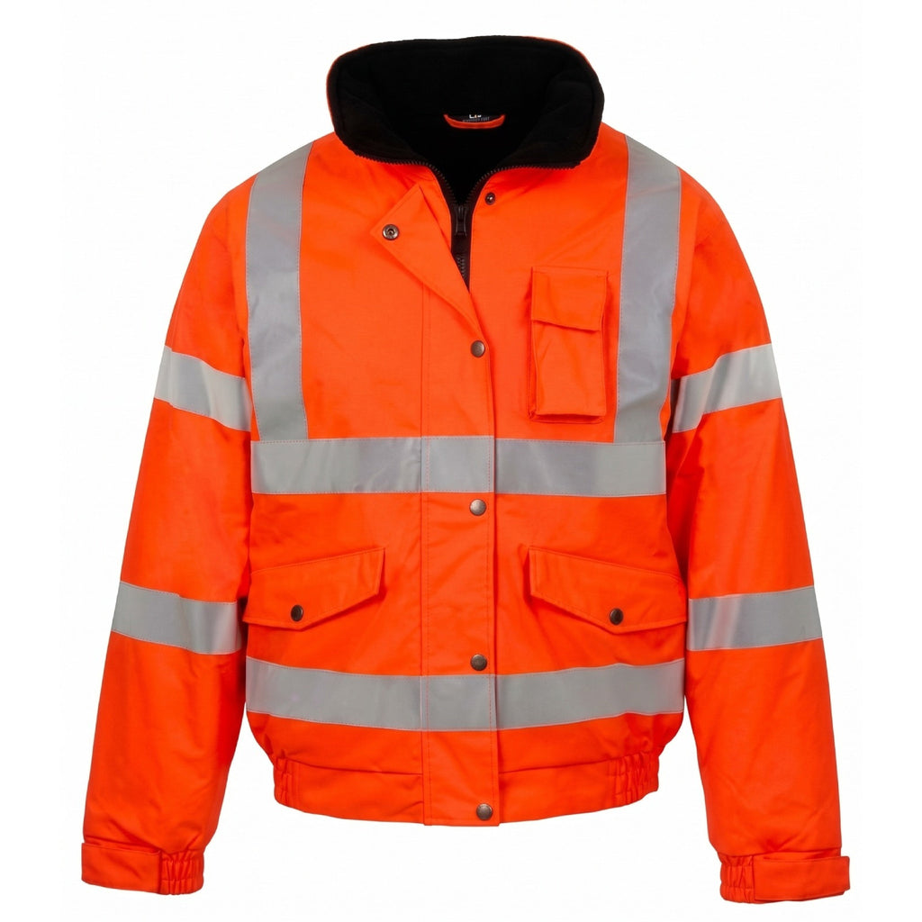 Kapton Hi Viz High Vis Visibility Bomber Jacket Work Coat Security Jacket Waterproof