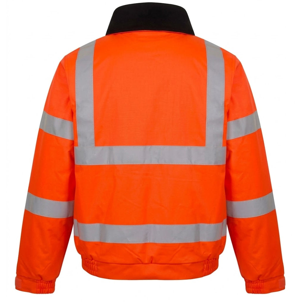 Kapton Hi Viz High Vis Visibility Bomber Jacket Work Coat Security Jacket Waterproof
